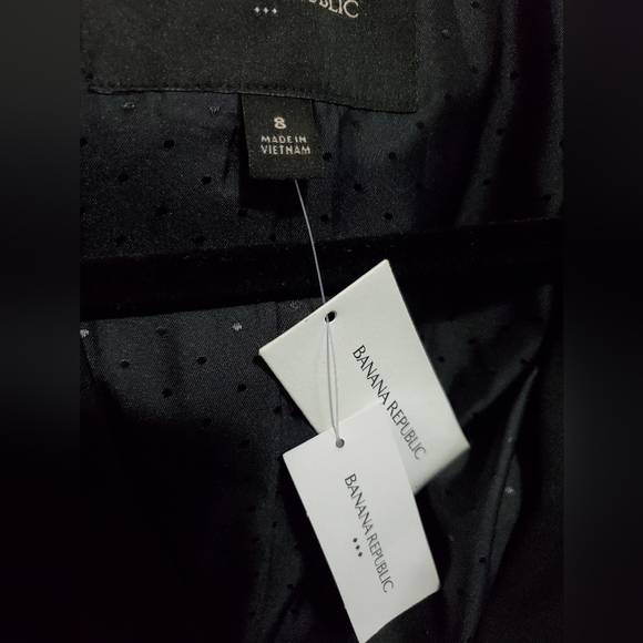 NWT Banana Republic Factory Black Sculpted Suit Blazer in Black Size 8 - Picture 6 of 7
